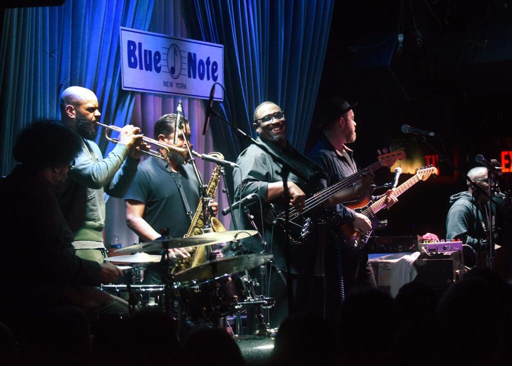 artists performing on the blue note stage