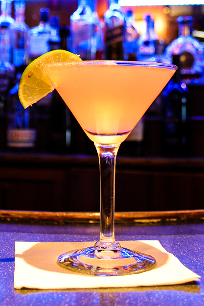 Blue Note New York's bar serves up cosmopolitans.