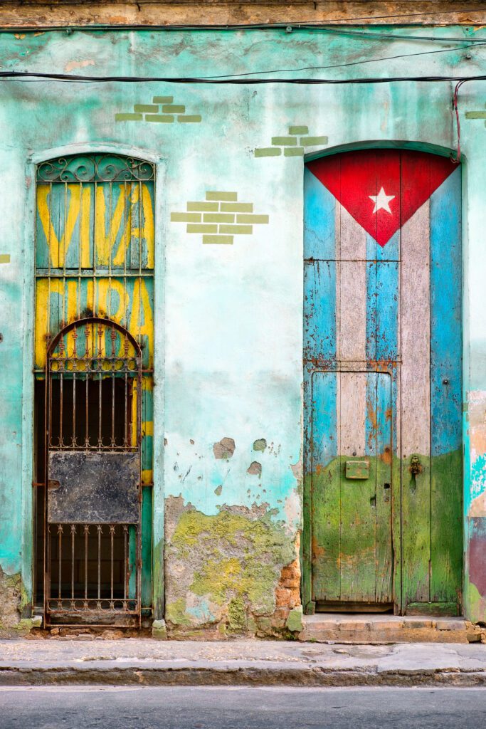 Colorful Cuban Buildings 